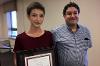 Ghia Ulrey, the 2017 Smith Scholarship recipient, was a junior in the School of Public Health with a focus on maternal and child health care. Present with Ghia at the presentation was Dr. Daniel B. Freedman, her faculty nominator.